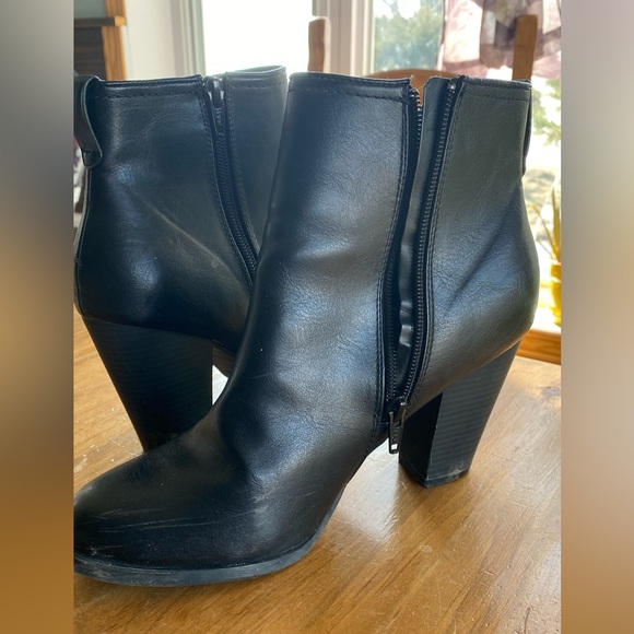 Call It Spring black heeled booties - Picture 3 of 5